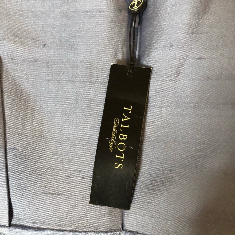 Talbots Powder Blue Sheath Cocktail Dress - Picture 6 of 16